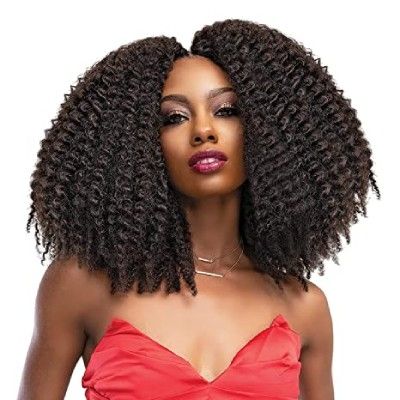 JANET natte 3x AFRO HOT TWIST 14"/16"/18" (Pre-loop)