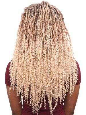 3x Water Knotless Passion Locs 18" Realistic Beauty Element Crochet Braid- Bijoux