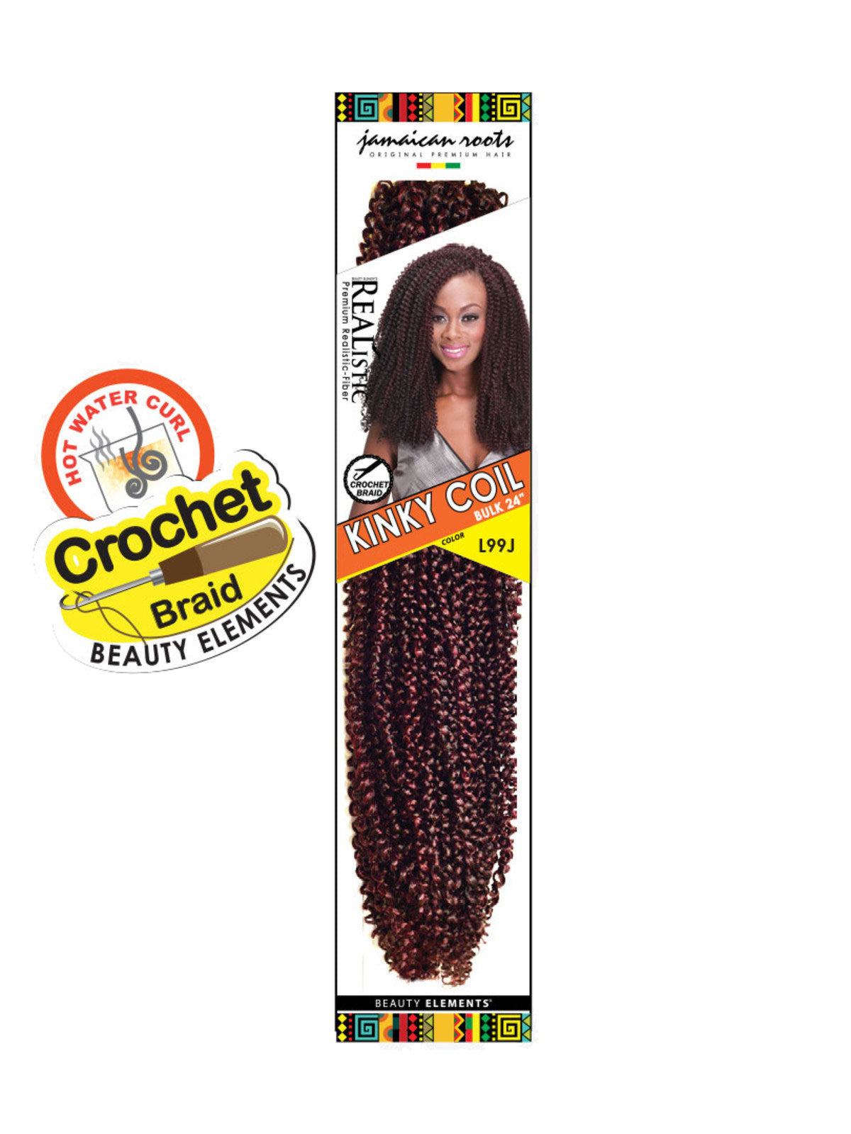 meches CHEVEUX SYNTHÉTIQUES REALISTIC kinky coil &nbsp;24″