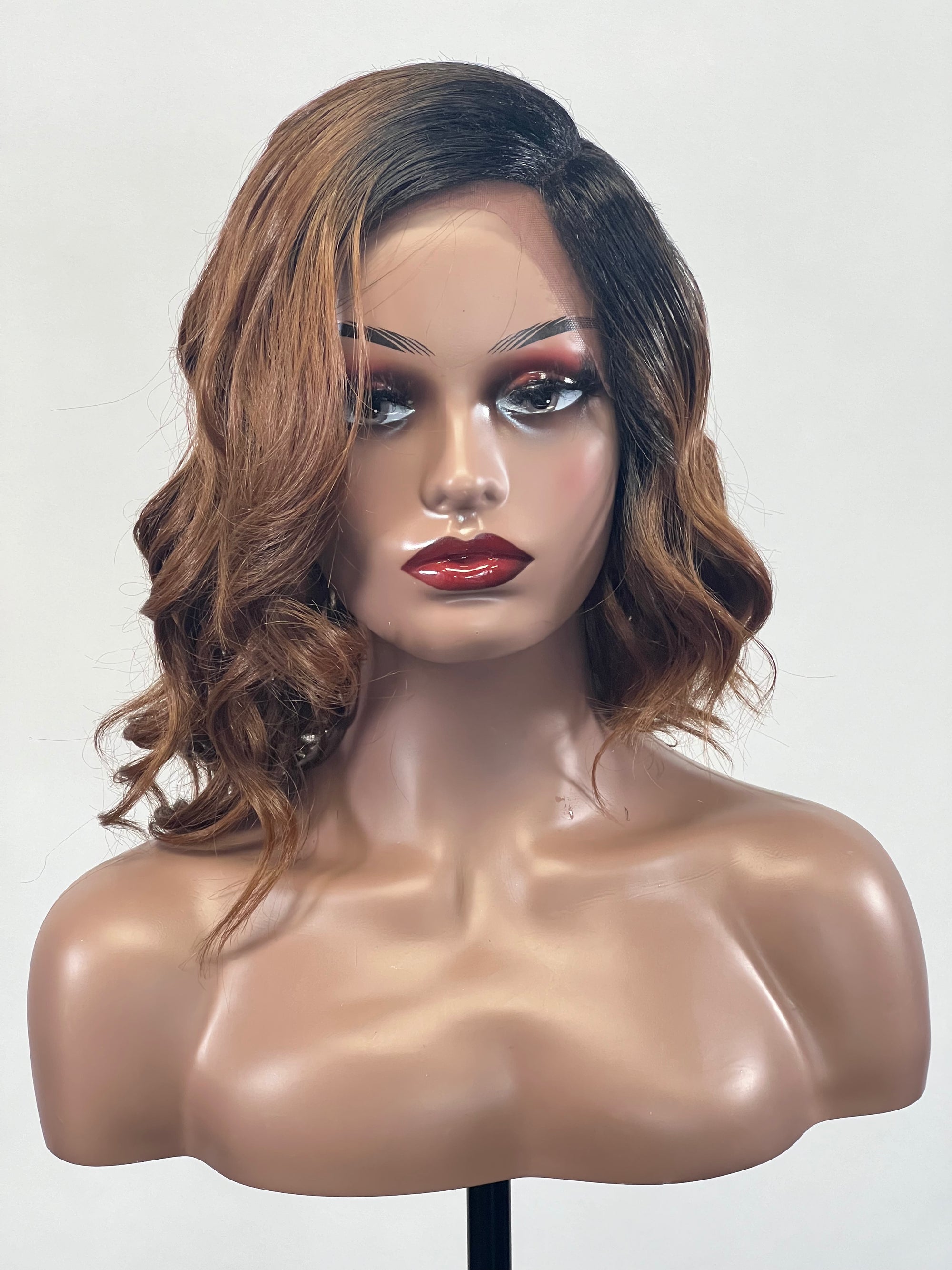 Mane Concept Red Carpet Synthetic 5" Deep Part Swoop Bang Lace Wig - RCSB205 FINCHES