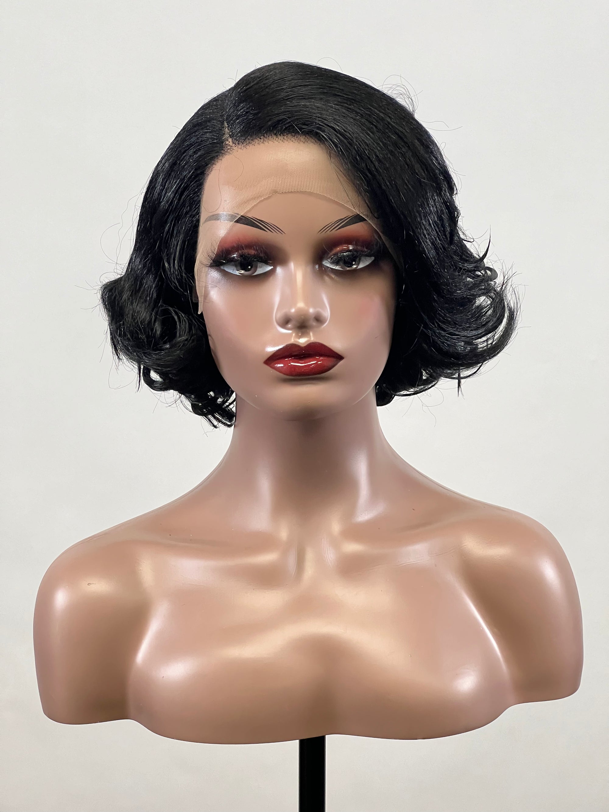 JANET COLLECTION Melt Extended HD Swiss Lace Front Wig Raven (SUGAR BROWN)