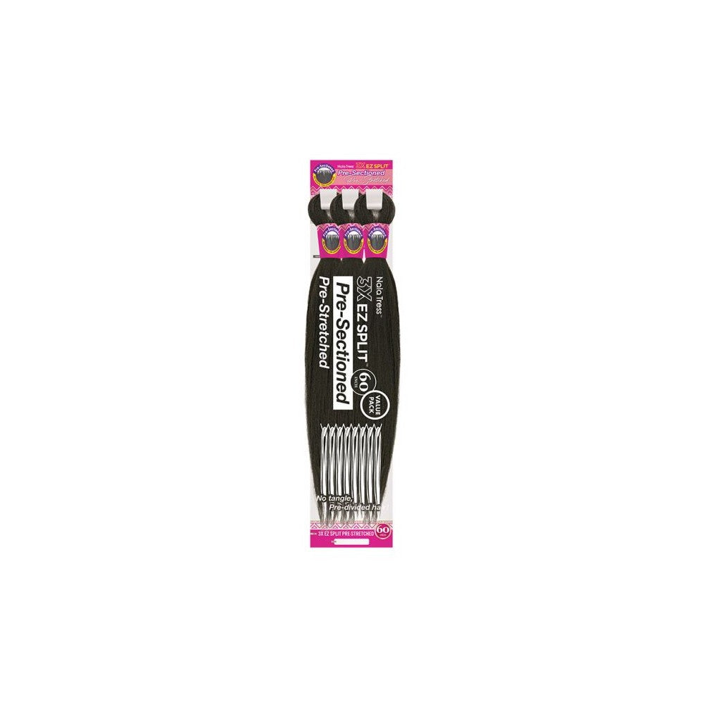 JANET natte 3X EZ SPLIT PRE-STRETCHED BRAID 60″