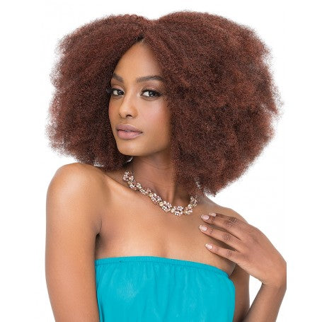 NOIR natte 2X AFRO KINKY BULK 14"