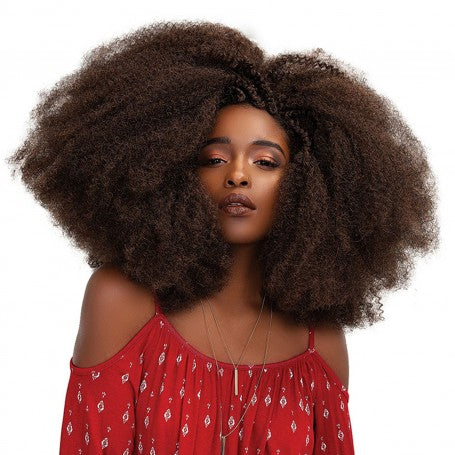MARQUE : JANET  NOIR natte 2X AFRO KINKY BULK 48"