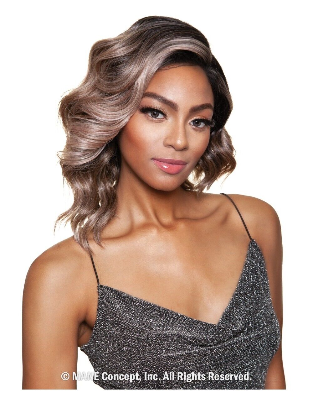 Mane Concept Red Carpet Synthetic 5" Deep Part Swoop Bang Lace Wig - RCSB205 FINCHES